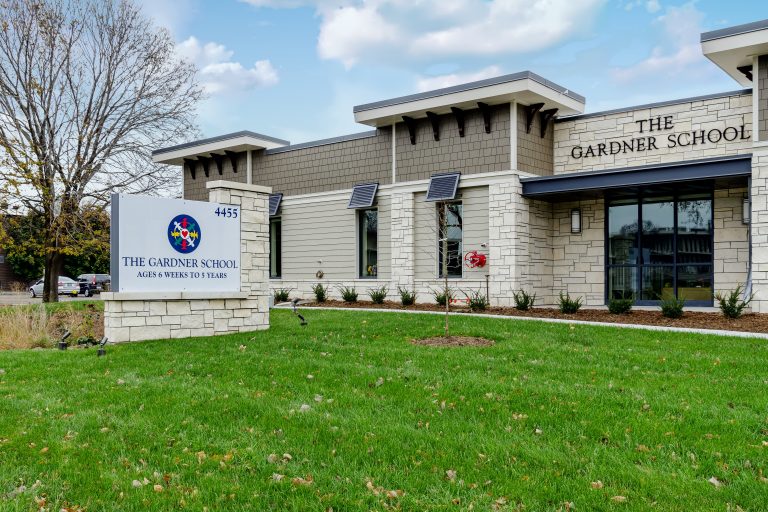 Exterior of preschool in Edina