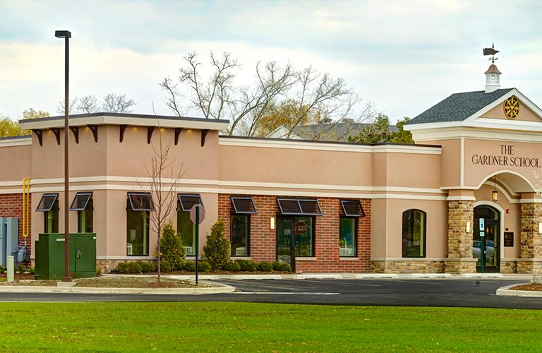 Exterior of preschool in Oakbrook