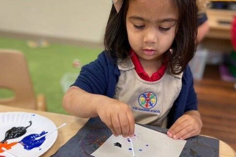 Franklin threes painting jan 21