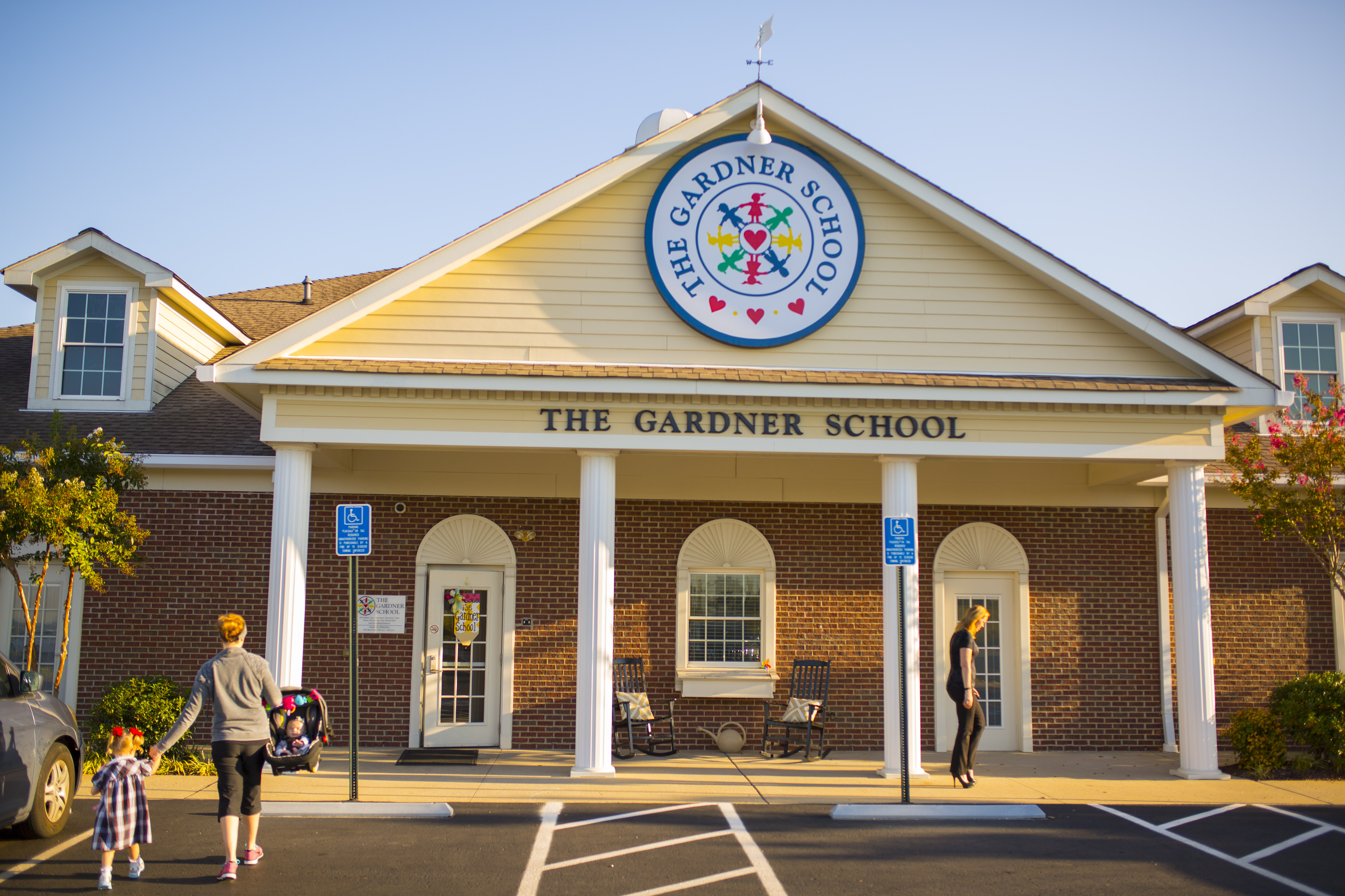 Outside of at The Gardner School