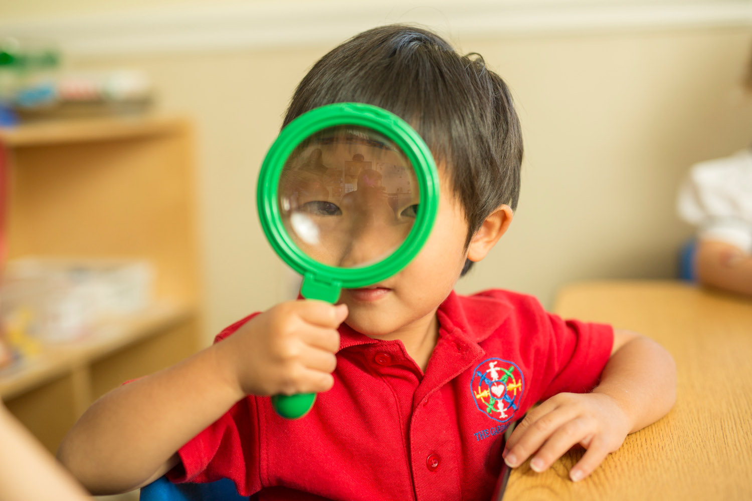 a child at an academic preschool
