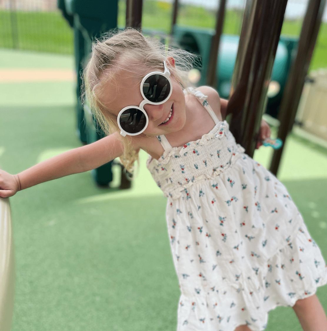 tgs student in summer enjoying the playground