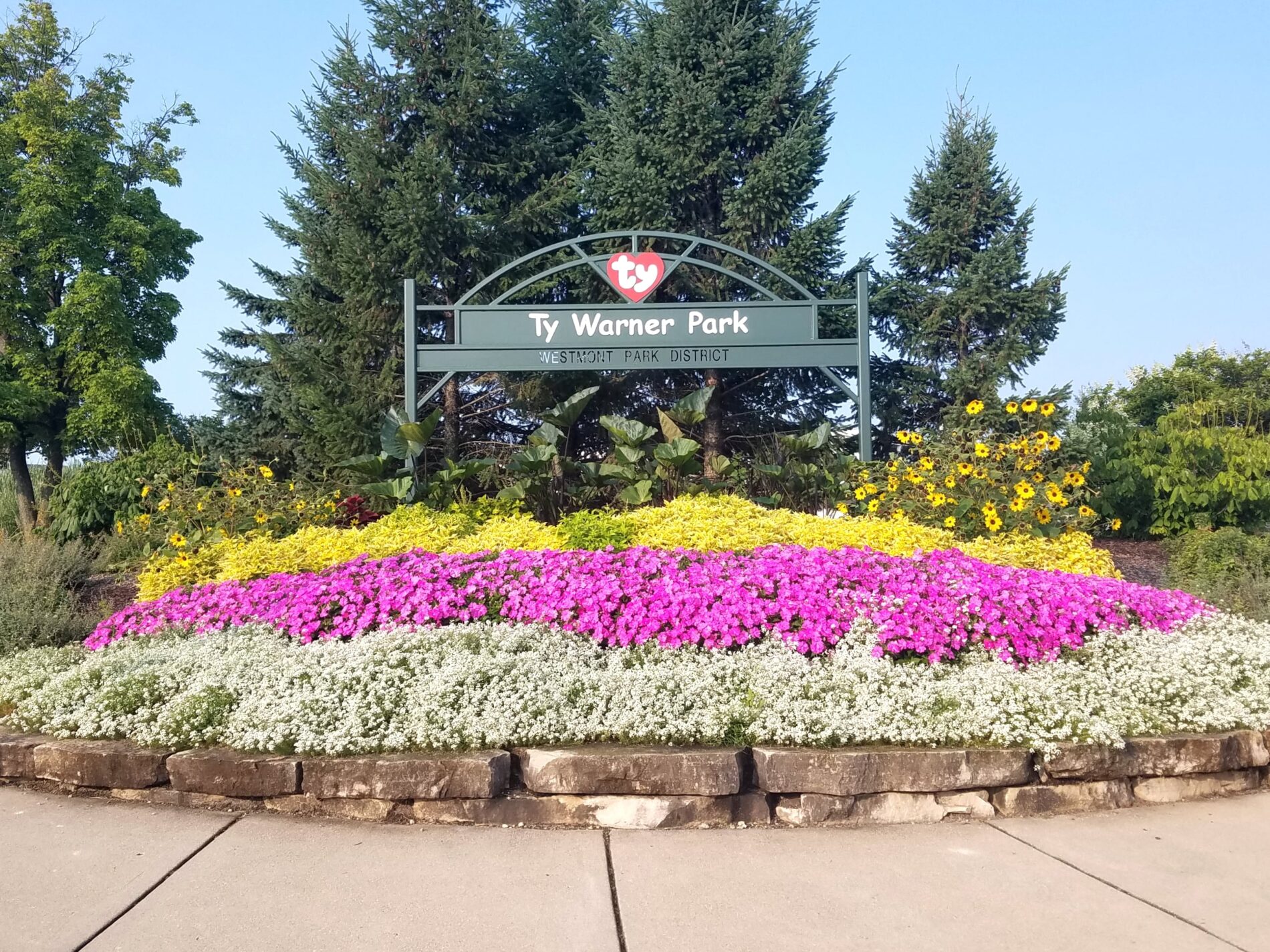 Ty Warner Park sign