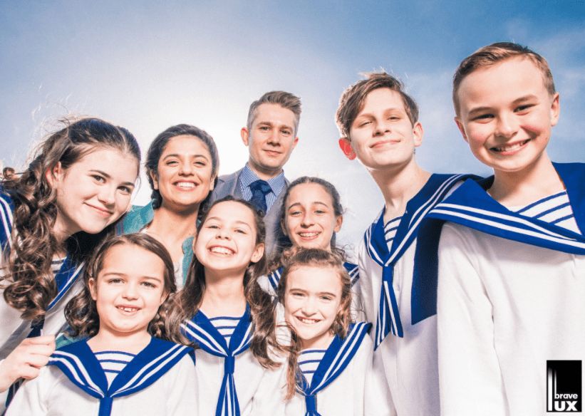 Photo by Joe Mazza | Brave Lux. The cast is for the Marriott Theatre's production of The Sound of Music.