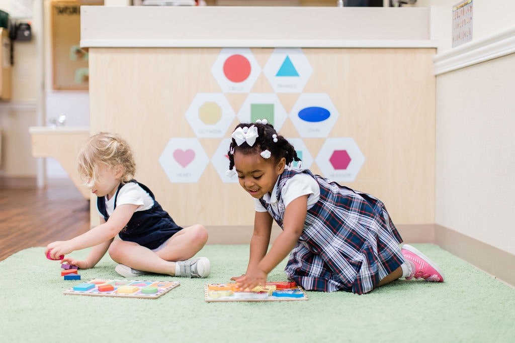 Montessori Learning Through Floor Puzzles