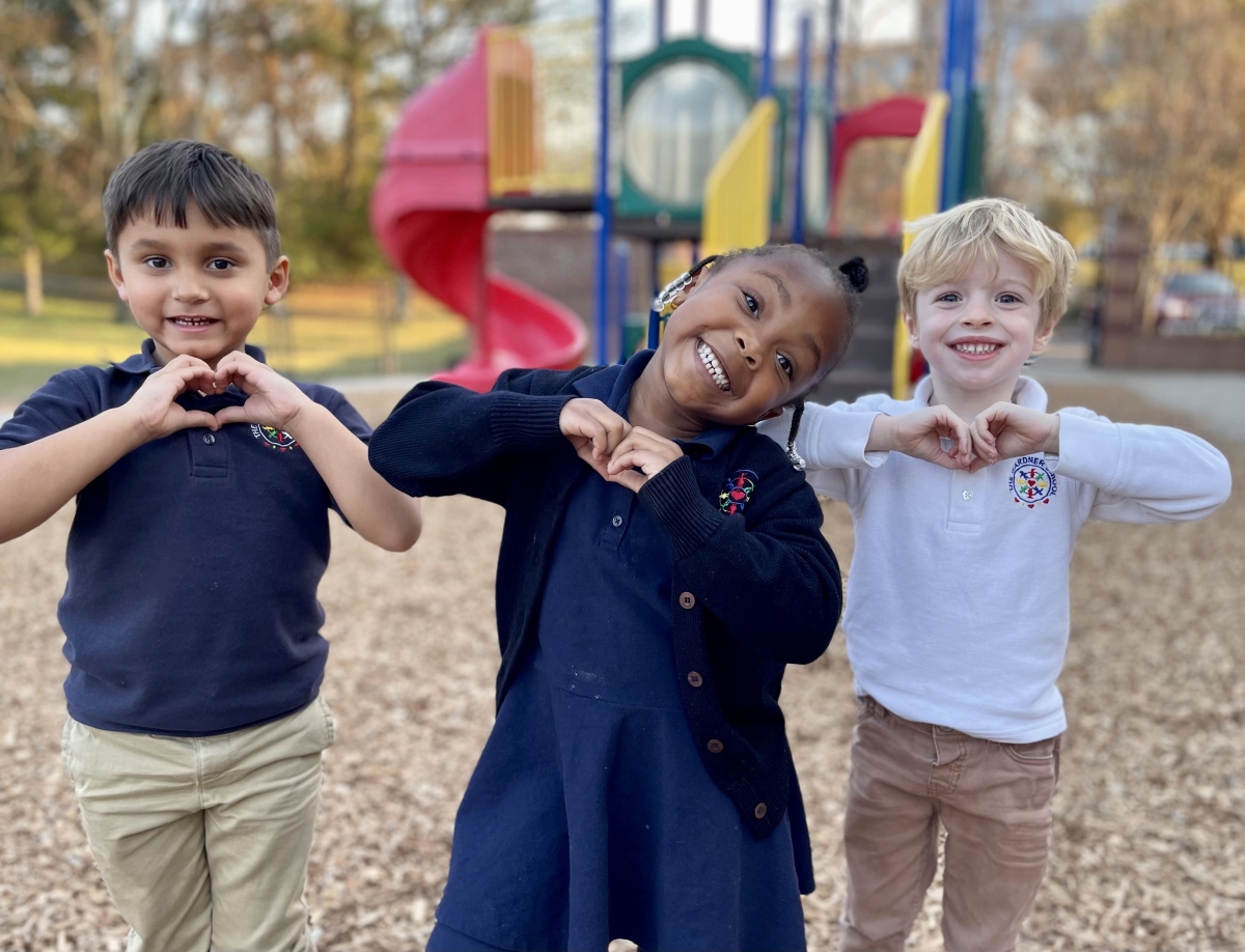 Three Gardner kids show heart signs
