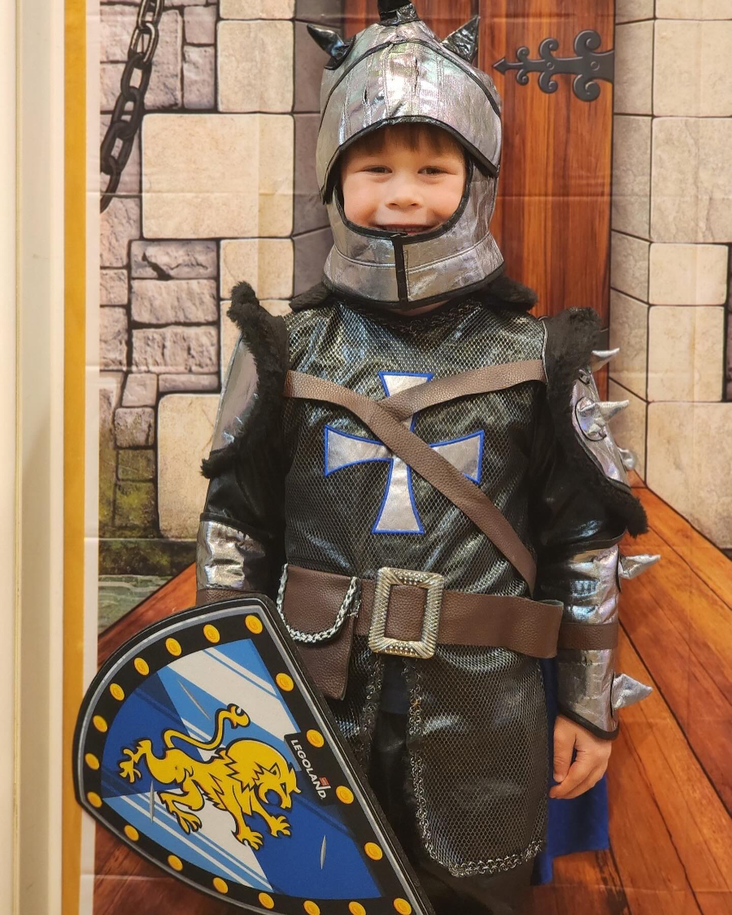 tgs student dressed as knight