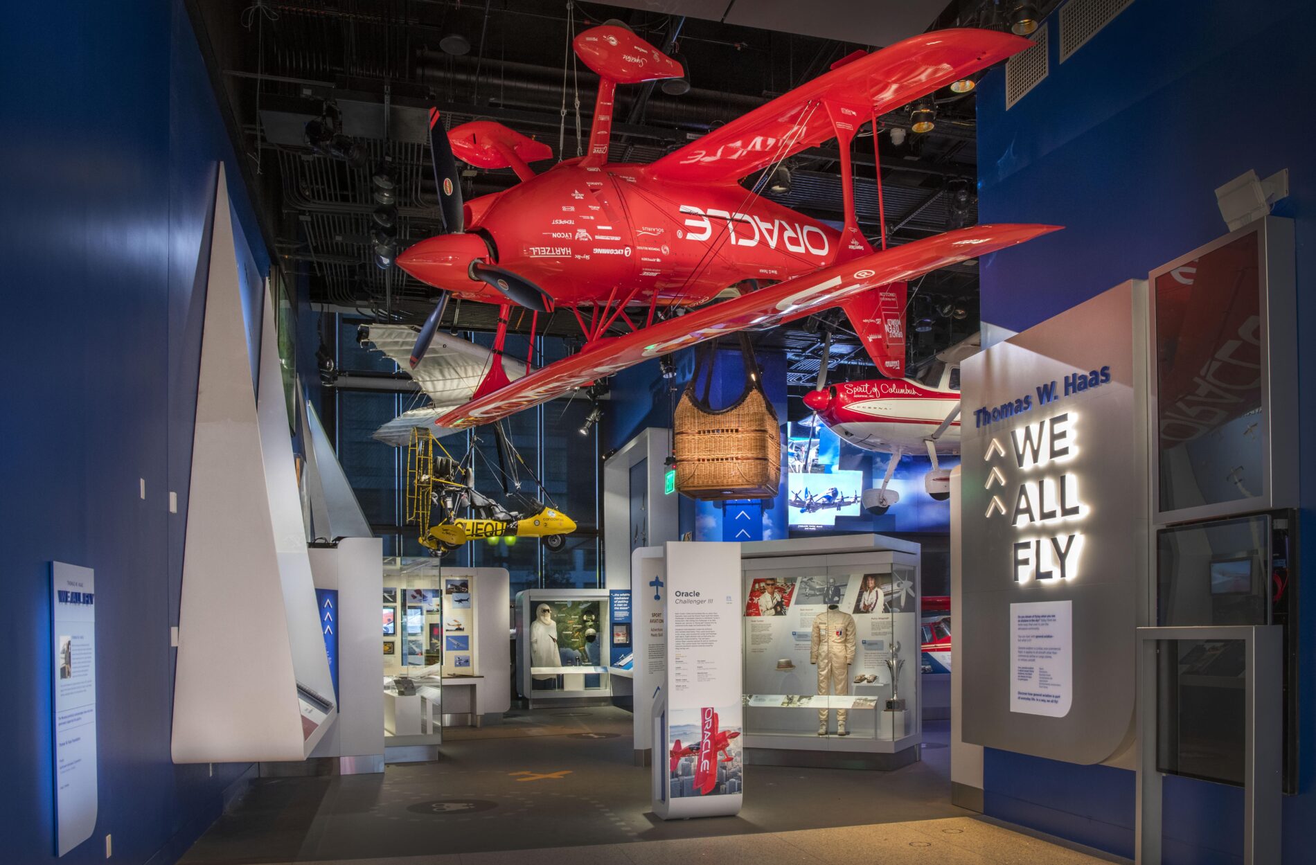 aviation exhibit at National Air & Space Museum