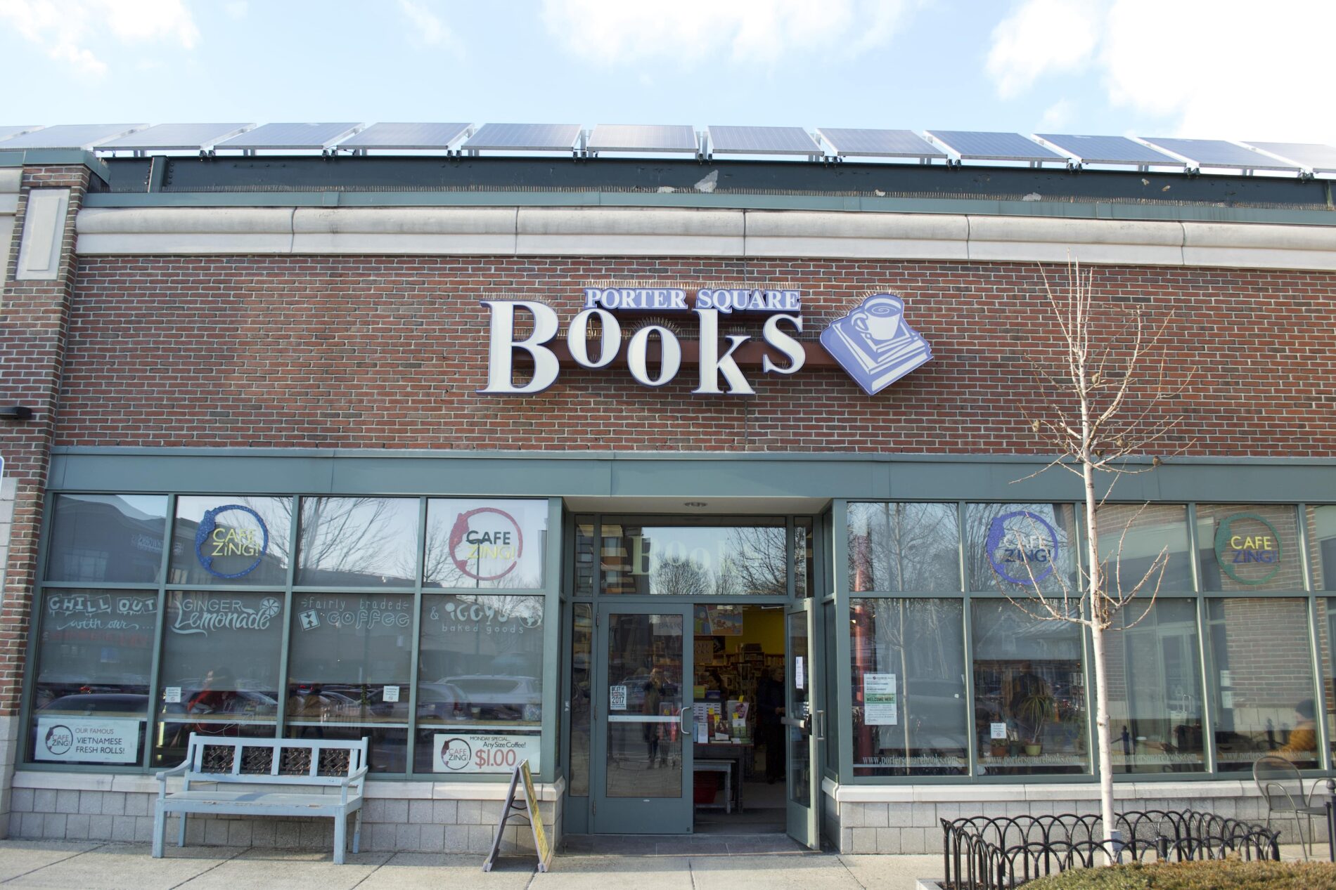 Porter Square Books building entrance
